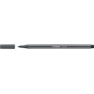 Stabilo Pen 68 Premium viltstift, enkele stift, zwart-grijs
