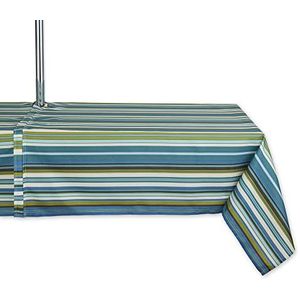 DII Indoor/Outdoor Tafelblad Collectie, Flanellen Backed, Streep, 60x120 w/Rits, Strandprint