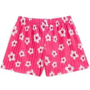Koton Korte broek voor meisjes, Roze design (01f), 7-8 Jaar