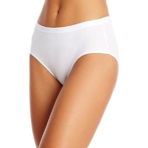 Dim Maxi-slip voor dames, puur katoen, 2 stuks, Wit, L