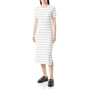 Boline Gebreide damesjurk 81432831, wolwit olijf, XS/S, Wolwit, olijf, XS/S