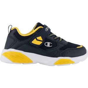 Champion Athletic-Wave B PS, sneakers, marineblauw/geel (BS506), 33 EU, Marineblauw Geel Bs506