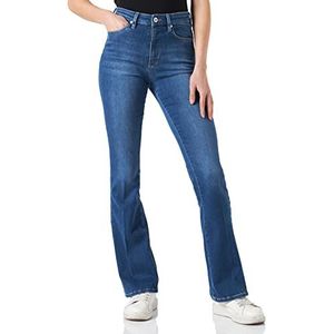 Q/S designed by Dames 510.20.202.26.180.2117629 Broek, Blauw Stretched den, 36