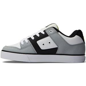 DC Shoes Pure sneakers voor heren, wit/limoen, 38 EU, wit, lime, 38 EU
