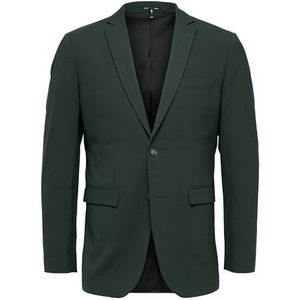 SELETED HOMME Men's SLHSLIM-Elon BLZ Flex B NOOS Sakko, Dark Green, 102, dark green