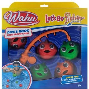 Wahu Let’s Go Fishin’, Waterspel voor Kinderen vanaf 5 Jaar, Visspel en Buitenspeelgoed voor in het Buitenzwembad voor 1 Speler