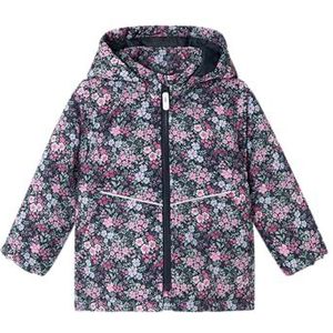 NAME IT Meisjes NMFMAXI Jacket AOP korte jas, blauw, 92, blauw, 92 cm