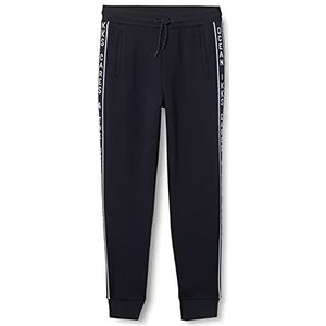 IKKS vrijetijdsbroek, marineblauw, strepen aan de zijkant voor jongens.