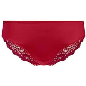 Huber Dames hautnah Shiny Micro Feestelijk Ondergoed, Rood, Normaal, Rood, 36