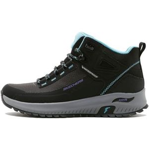 Skechers Arch Fit Discover Boots voor dames, Zwart/Blauw, 36.5 EU