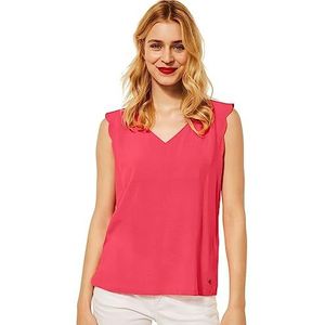 Street One dames blouse top, Intense Coral, 40