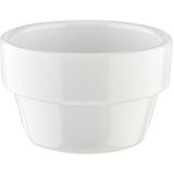 APS schaal - bloem Pot - van melamine, wit, Ø 6 cm, hoogte: 3,5 cm