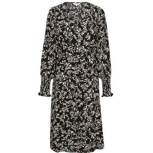 Part Two RaniPW DR Casual Dress, Dark Navy Marble Branch Print, 42 dames