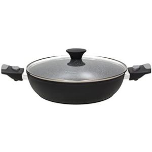 Tognana Space Saving pan met deksel 28 cm en afneembare handgrepen