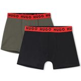 Hugo - Boxershorts - Zwart - Set van 2 - Voor Jongens - 4 Jaar