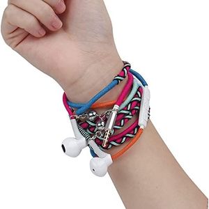 URIZONS in-ear armband hoofdtelefoon - bedrade oortelefoon met 3,5 mm stekker, hifi-stereo-oordopjes met afneembare kabel, lichtgewicht oortelefoons voor iPhone, iPod, iPad, MP3, Huawei, Samsung