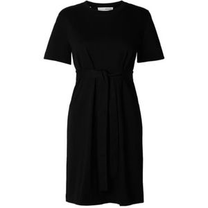 SELECTED - Jurk - Zwart - ESSENTIAL - Jersey