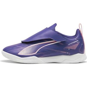 PUMA Uniseks Ultra 5 Play V It Jr voetbalschoenen, Lapis Lazuli PUMA White Sunset Glow, 35 EU