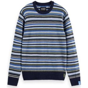 Scotch & Soda - Soft Striped - Trui - Regular Fit