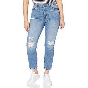 Dr. Denim Nora Jeans voor dames, mat, Blauwe Jay Ketting Ripped, 28W / 32L