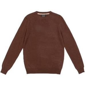 GIANNI LUPO Pullover van kasjmier mix GL383S-F24, Koffie., M