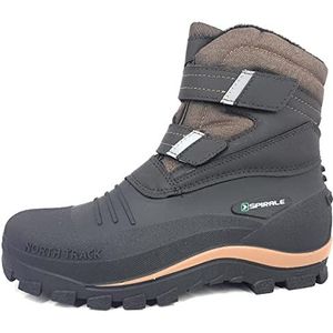 Spirale Heren Tove Wandelschoenen, Warm Gevoerde Heren Snowboots, Bruin, 42 EU