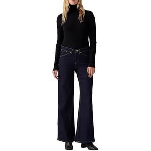 Levi's 318 Styled Shaping Wide Leg Jeans Dames, Darkest Sky, 27W X 32L