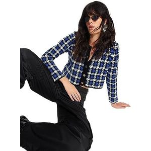 Trendyol FeMan Regular fit Basic Polo Neck Knitwear Cardigan, Zwart, S, Zwart, S