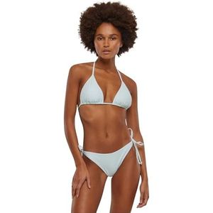 Urban Classics Dames bikini voor dames, gerecyclede driehoekige bikini, bikini voor vrouwen, van gerecycled materiaal, verkrijgbaar in verschillende kleuren, maten XS-XL, Frostmint, XL