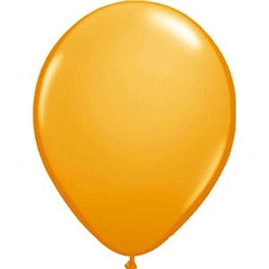 Folat 30097 oranjekleurige ballonnen 23 cm - 25 stuks, oranje