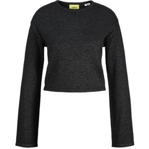 JACK & JONES Jxsana Crew Neck Knit, zwart, XS