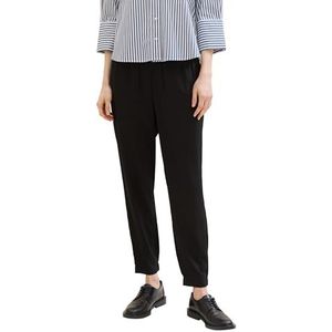 TOM TAILOR Damesbroek met losse pasvorm, 14482 - Deep Black, 44W x 28L