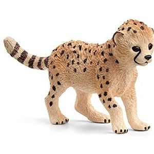 schleich Wild Life 14866 Cheetah-baby, voor kinderen vanaf 3 jaar, speelfiguur