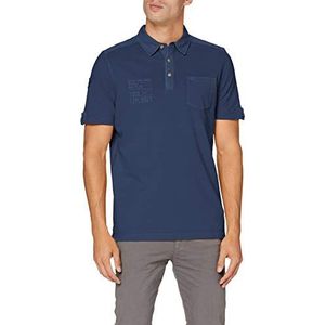 camel active Poloshirt voor heren, halflange mouwen, donkerblauw P25, S