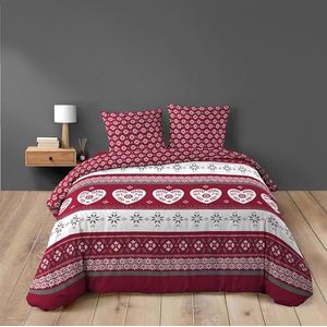 douceur d'intérieur, 3-delige set (260 x 240 cm), alpage, 100% katoen