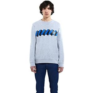 Inter sweatshirt met ronde hals, grijs, uniseks