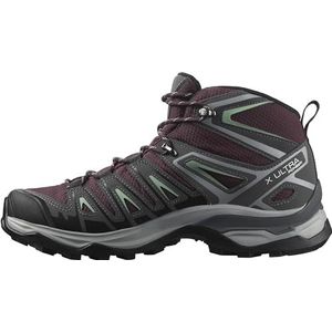 Salomon X Ultra Pioneer Mid Gore-tex Hiking Shoe dames,Winetasting Magneet Graniet Groen,37 1/3 EU