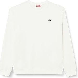 Diesel S-Rob-Doval-PJ Sweatshirt, uniseks, volwassenen, Gebroken wit, XS