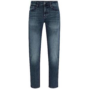 BOSS Heren Re.Maine BC-C Blauwe Regular Fit Jeans van comfortabele stretch-denim, blauw, 30