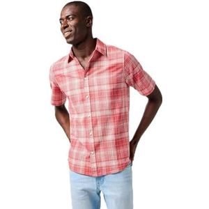 Wrangler - Regular Fit - Overhemd - Ruitjespatroon - Korte Mouwen