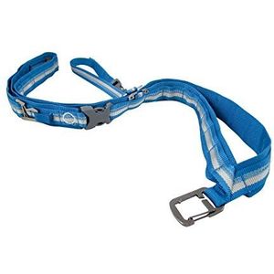 Kurgo RSG Dog Sling Thing, Crossbody handsfree riem voor hondenlopen, verstelbaar, MOLLE compatibel, Coastal Blue