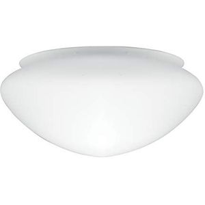 Westinghouse Lighting 8704540 lampenkap 13,1 cm van gesatineerd glas, paddenstoelvorm, wit, 14,3 x 17 x 8,51 cm