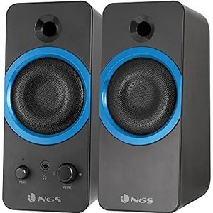 NGS GSX-200 - Gaming stereoluidsprekers met 20 Watt vermogen en Super Bass
