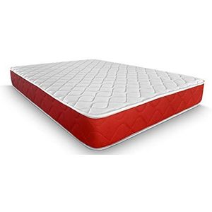 Duérmete Online - Visco-elastische matras Lite omkeerbaar, stevig en comfortabel, hoogte 23 cm, winter/zomerzijde, wit, 150 x 200 cm