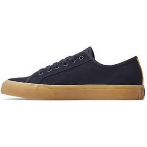 DC Shoes Manual Le Sneakers voor heren, marineblauw/kaki, 38 EU, Navy Kaki, 38 EU