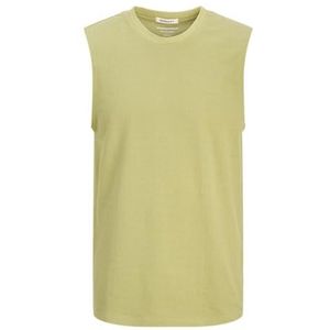 JACK & JONES Jorhydra Mouwloze Textuur Tee voor heren, cedar, XXL