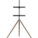 One For All WM7471 Tripod TV-standaard - VESA 400 - Walnoot / Grijs