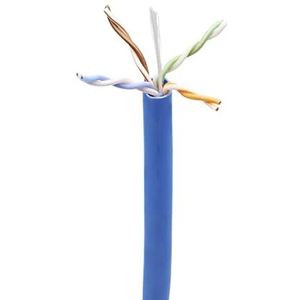 Tripp Lite Cat6 Bulk Kabel 100W High-Power PoE & PoE++ 23 AWG Blauw 100 ft (N224-01K-BL-LP5)