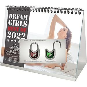 Seelenzauber Sexy Dreamgirls DIN A5 Bureaukalender Liggend Formaat Voor Erotiek 2022