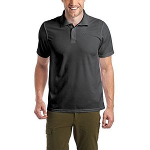 Maier Sports heren poloshirt Ulrich, piqué shirt met korte mouwen voor wandelen en vrije tijd